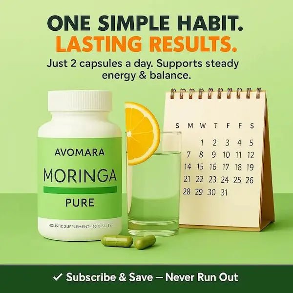 Avomara Moringa – Natural Support for Daily Balance & Vitality - Avomara